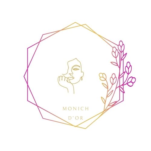 Gold Luxury Geometric Floral Wreath Business Logo (1)