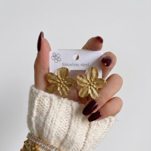 Boucles d'oreilles "Fleur Royale"