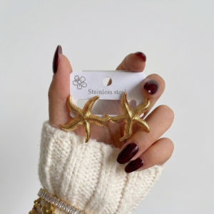 Boucles d'oreilles "Étoile de Mer" - Collection Summer Gold